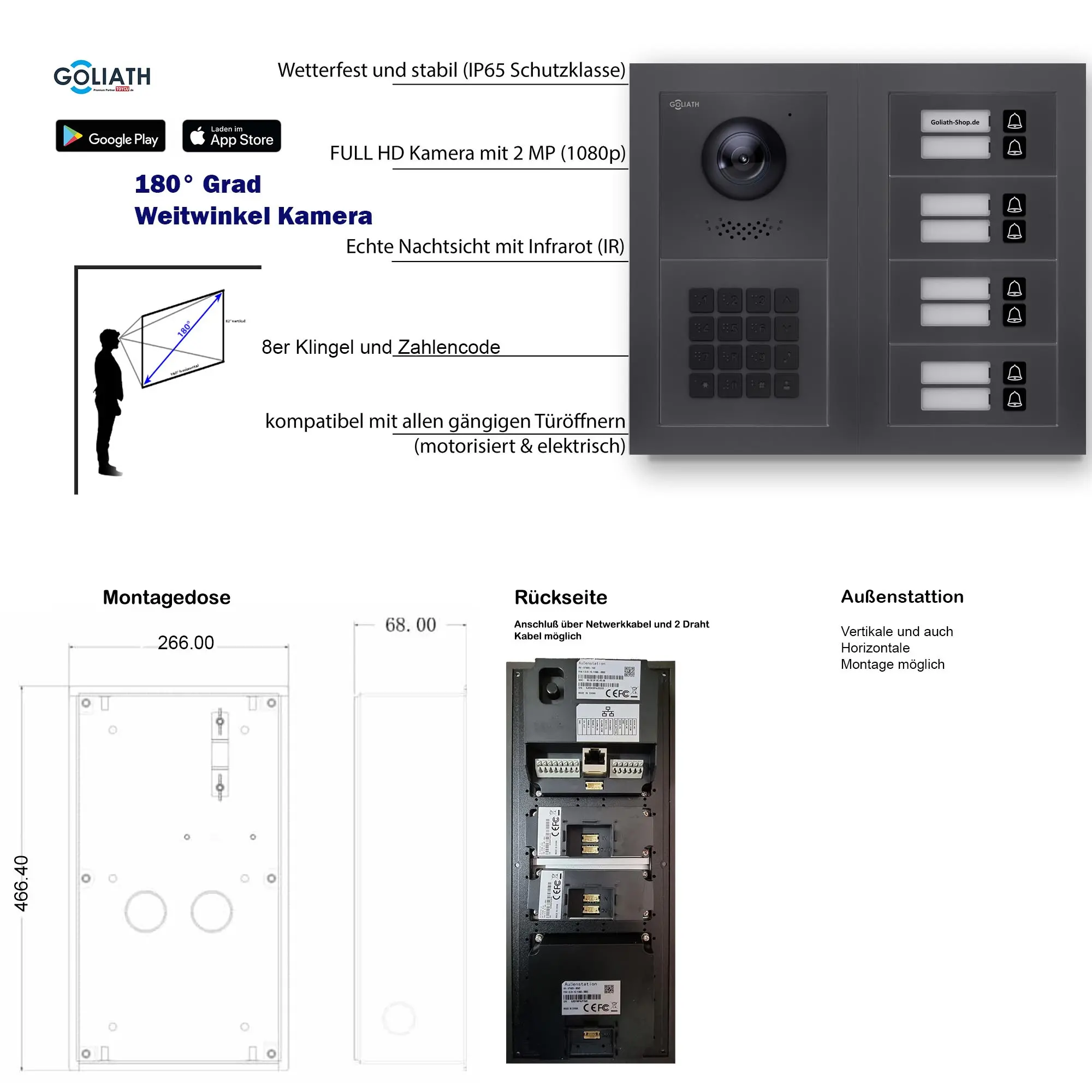 GL-VTA82A_Tuerklingel_Tuersprechanlage_Goliath-IP-2-Draht