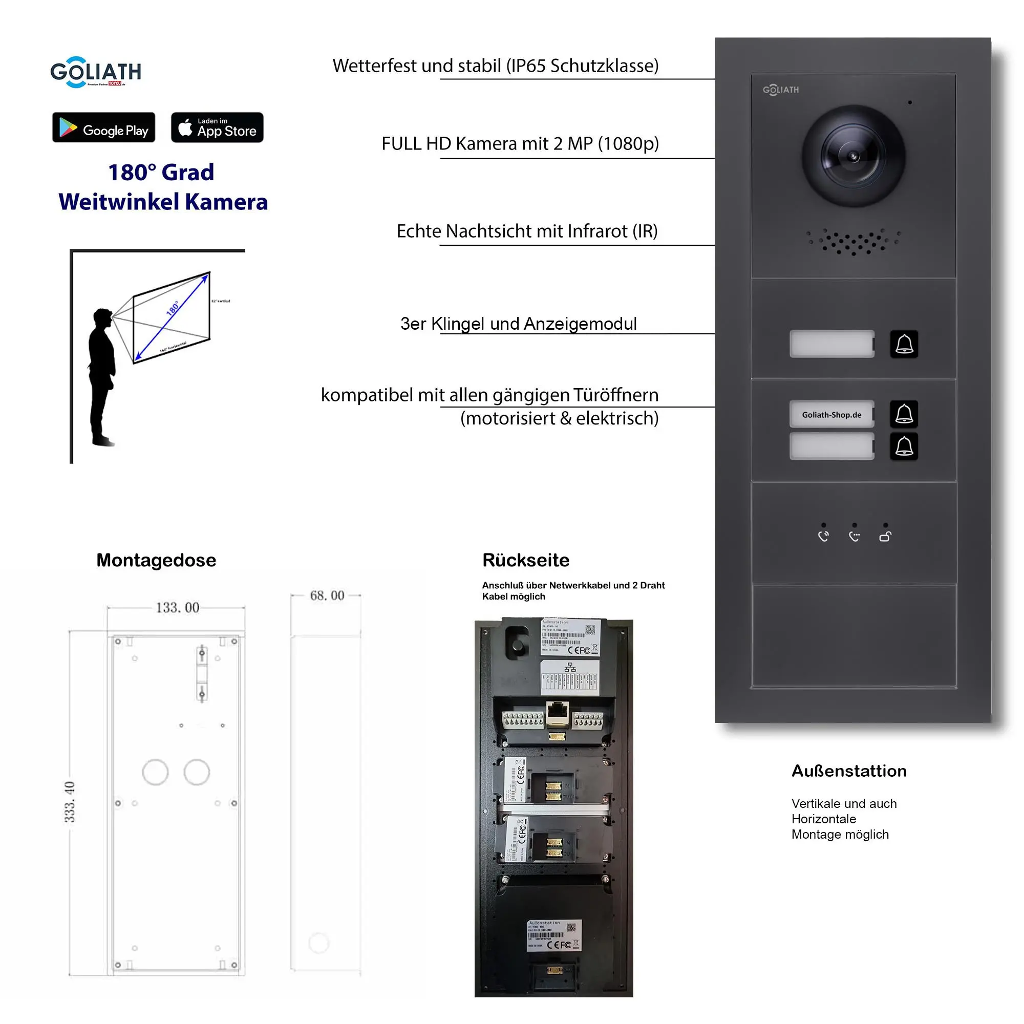 GL-VTA31A_Tuerklingel_Tuersprechanlage_Goliath_IP_2-Draht