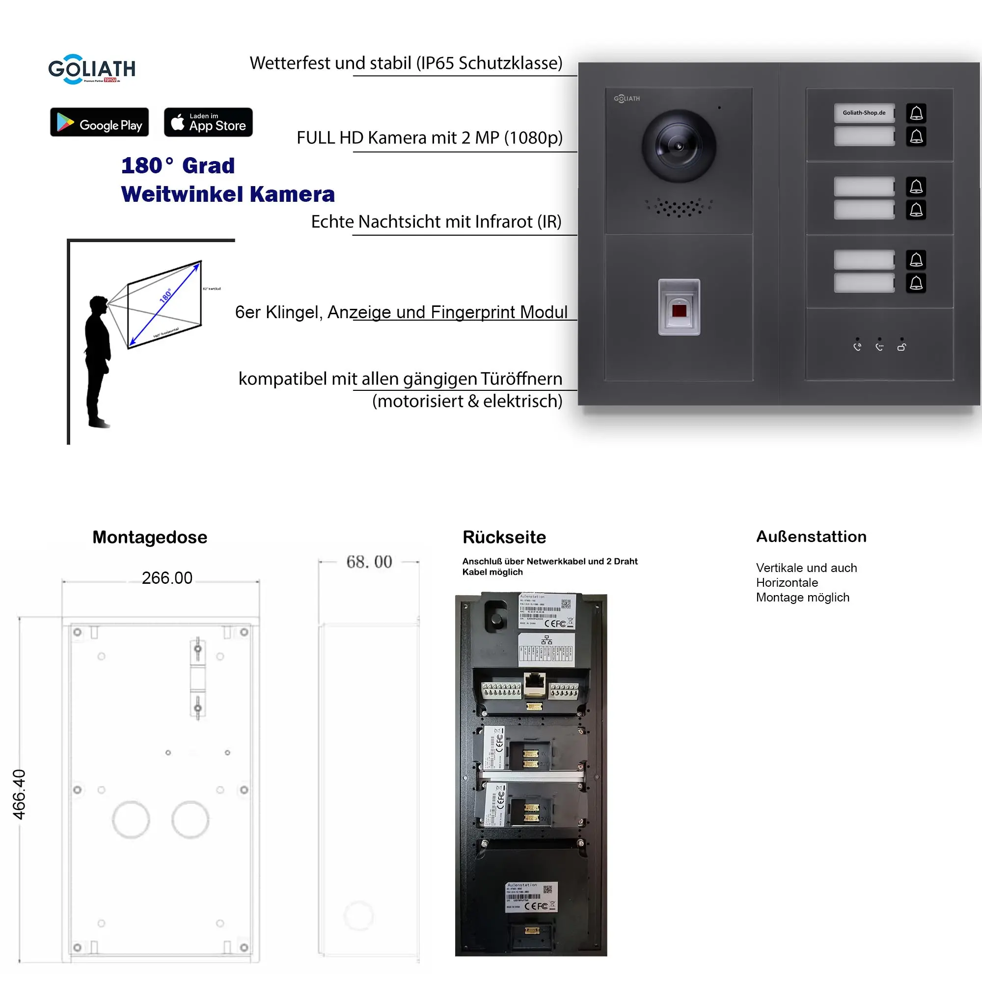 GL-VTA62A_Tuerklingel_Tuersprechanlage_Goliath-IP-2-Draht