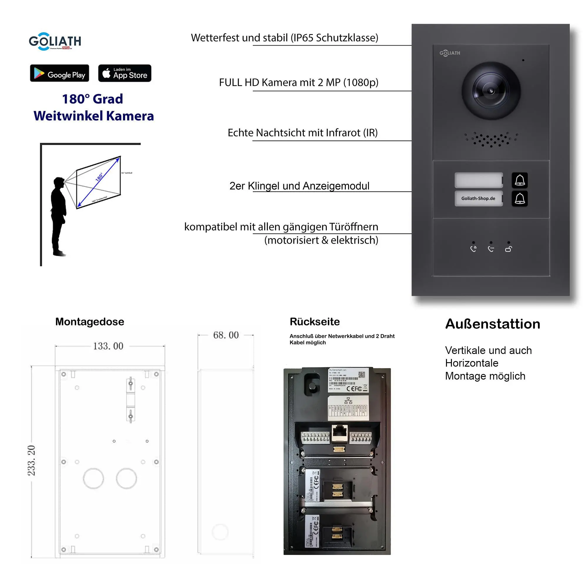 GL-VTA20A_Tuerklingel_Tuersprechanlage_Goliath_IP_2-Draht