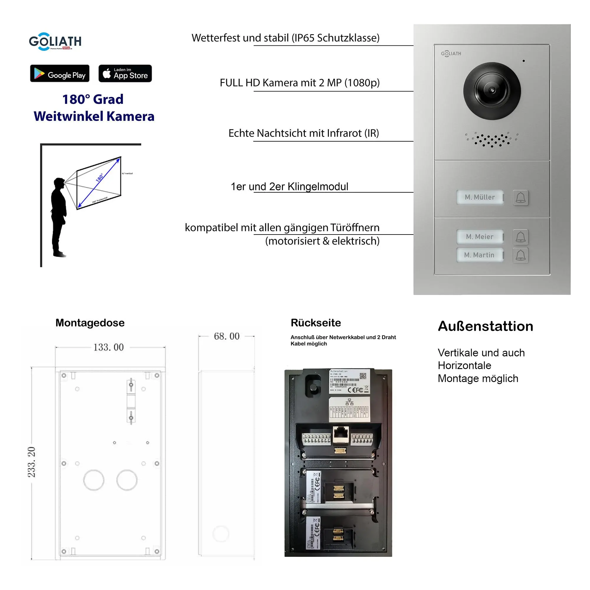 GL-VTA30_Tuerklingel_Tuersprechanlage_Goliath_IP_2-Draht