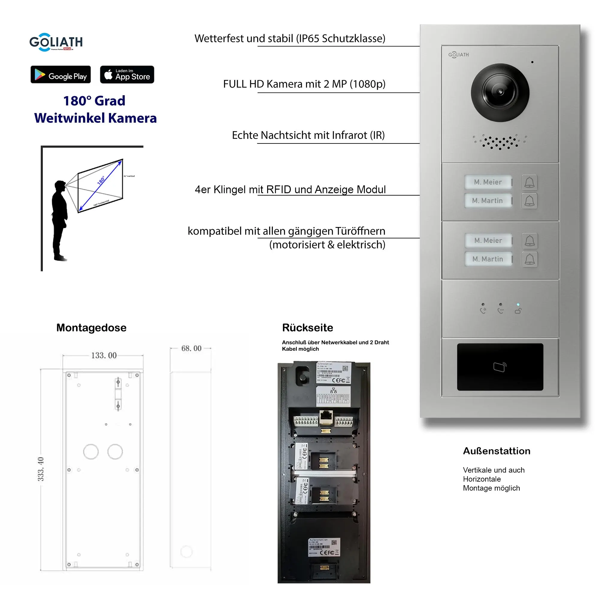 GL-VTA42_Tuerklingel_Tuersprechanlage_Goliath_IP_2-Draht